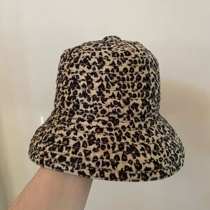 San Diego Hat Company Leopard Print Fuzzy Bucket Hat